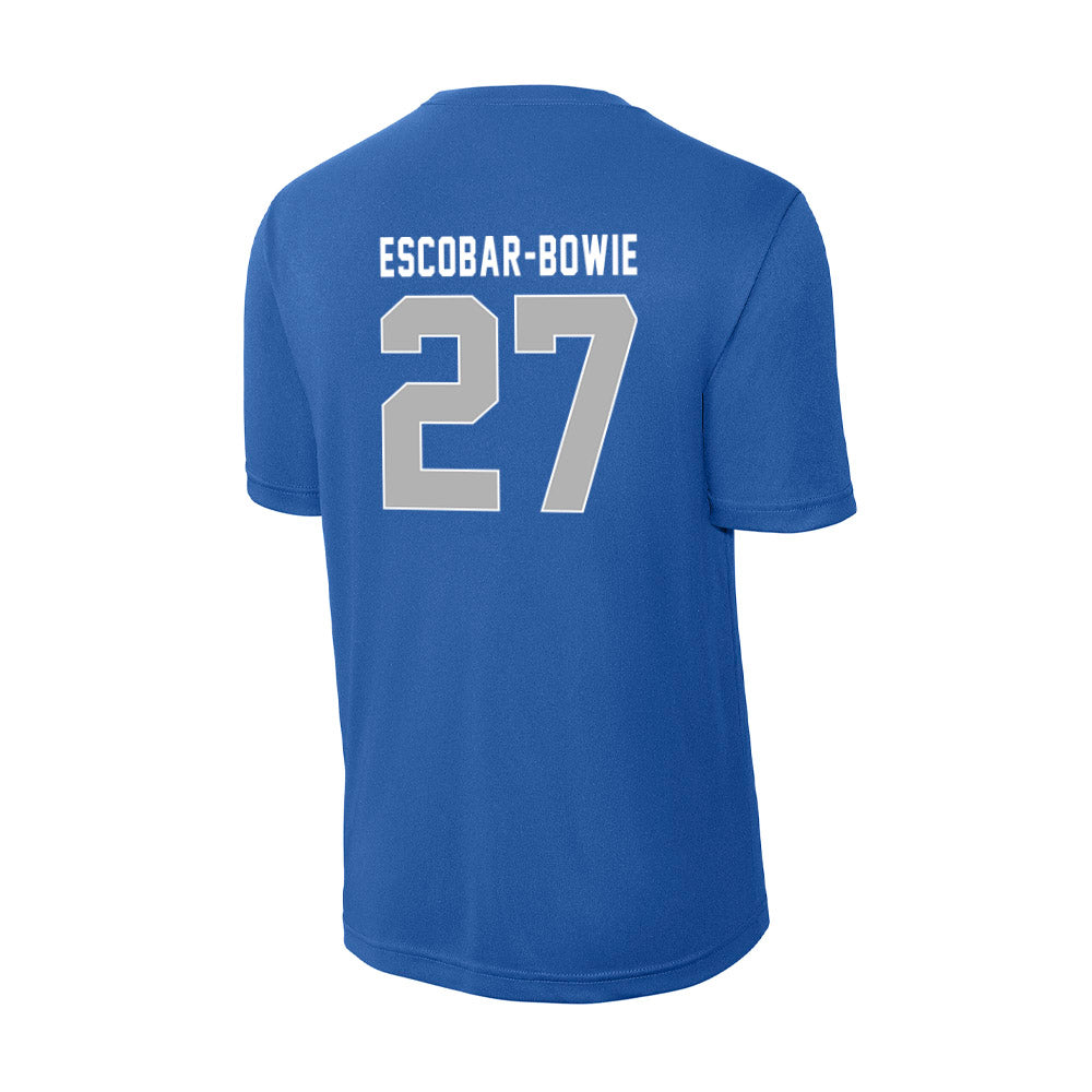 Drake - NCAA Men's Soccer : Zacarias Escobar-Bowie - Activewear T-Shirt-1