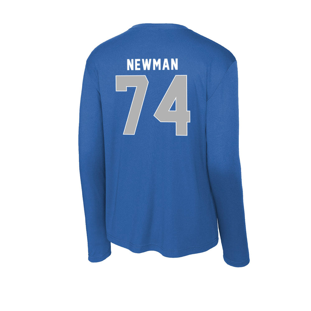 Drake - NCAA Football : Justin Newman - Activewear Long Sleeve T-Shirt-1