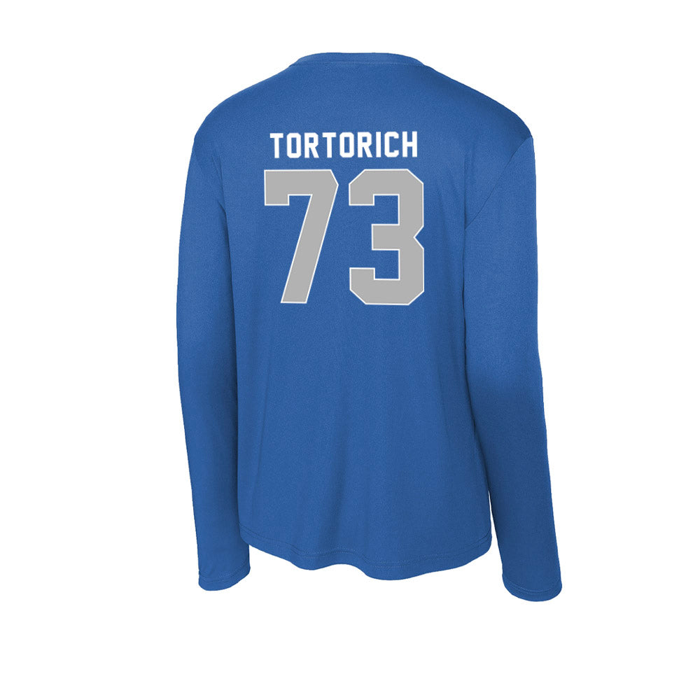 Drake - NCAA Football : Tyler Tortorich - Activewear Long Sleeve T-Shirt-1