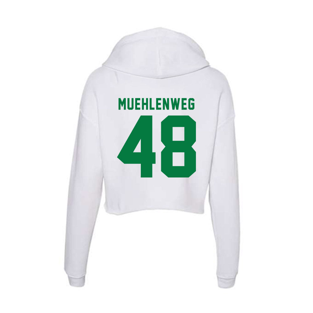 OKBU - NCAA Football : Ethan Muehlenweg - Women's Crop Fleece Hoodie-1