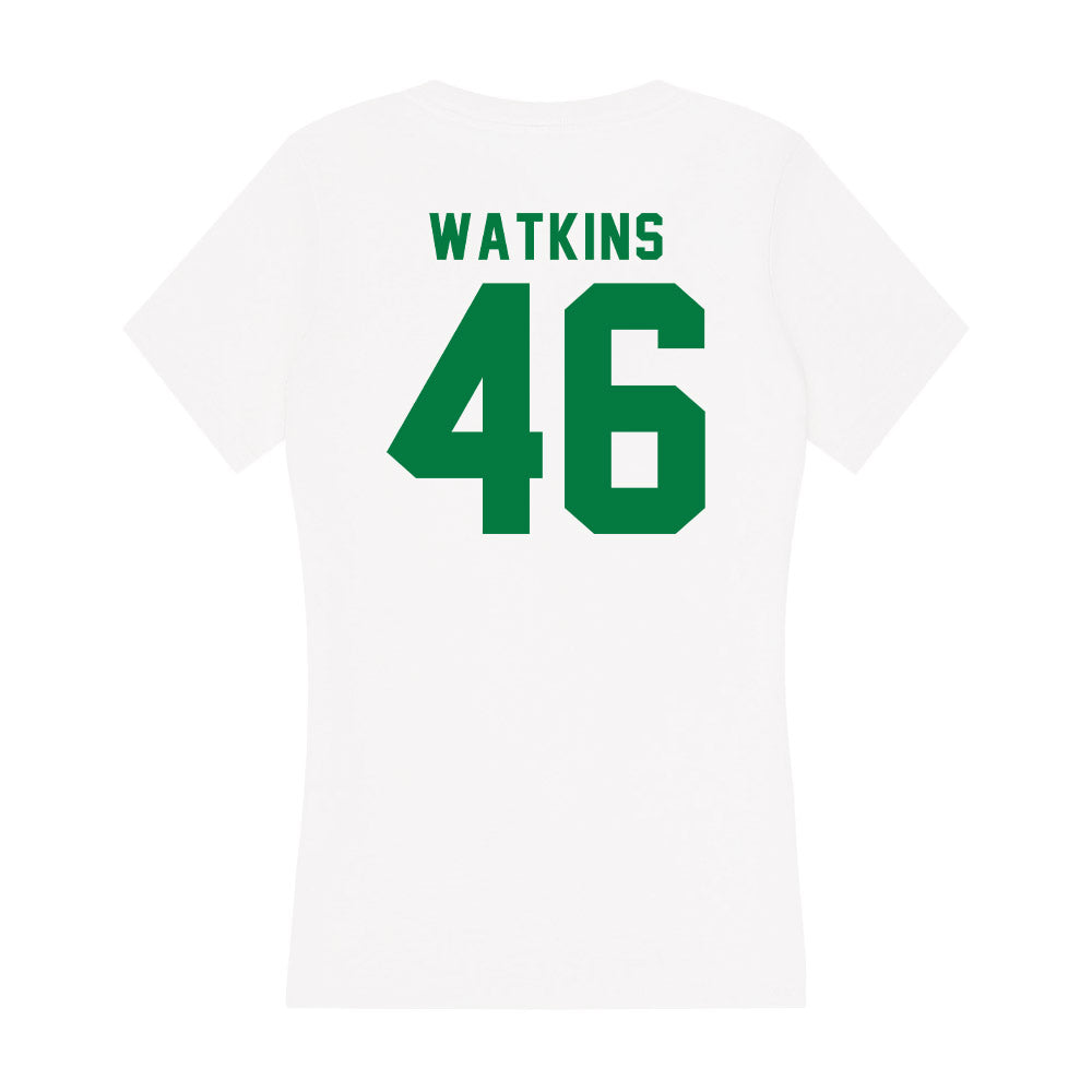 OKBU - NCAA Football : Luke Watkins - Women's V-Neck T-Shirt-1