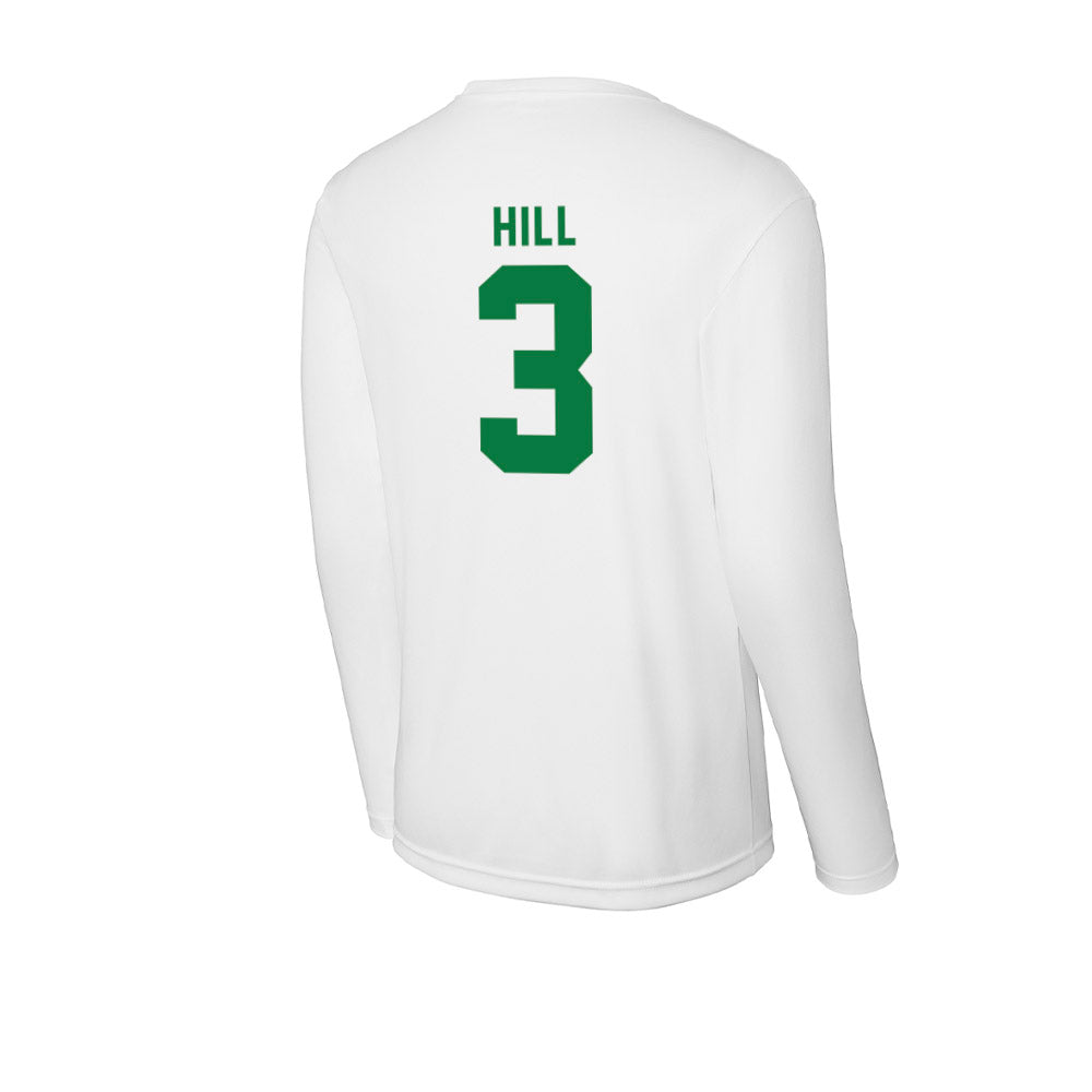 OKBU - NCAA Baseball : Isaac Hill - Activewear Long Sleeve T-Shirt-1
