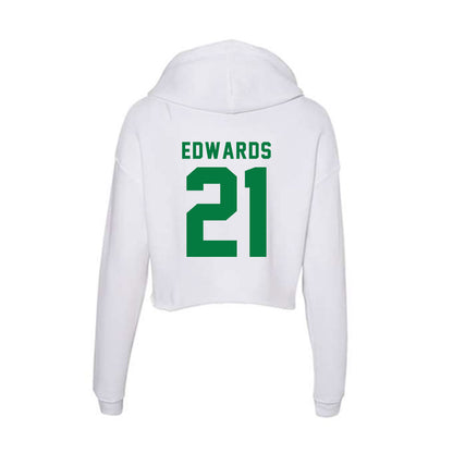 OKBU - NCAA Football : Ryan Edwards - Women's Crop Fleece Hoodie-1