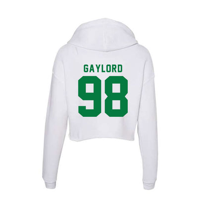 OKBU - NCAA Football : Peyton Gaylord - Women's Crop Fleece Hoodie-1