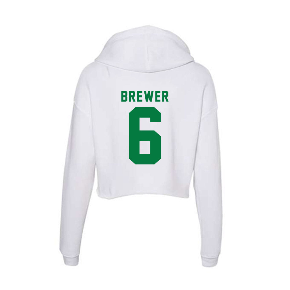 OKBU - NCAA Baseball : Jordan Brewer - Women's Crop Fleece Hoodie-1