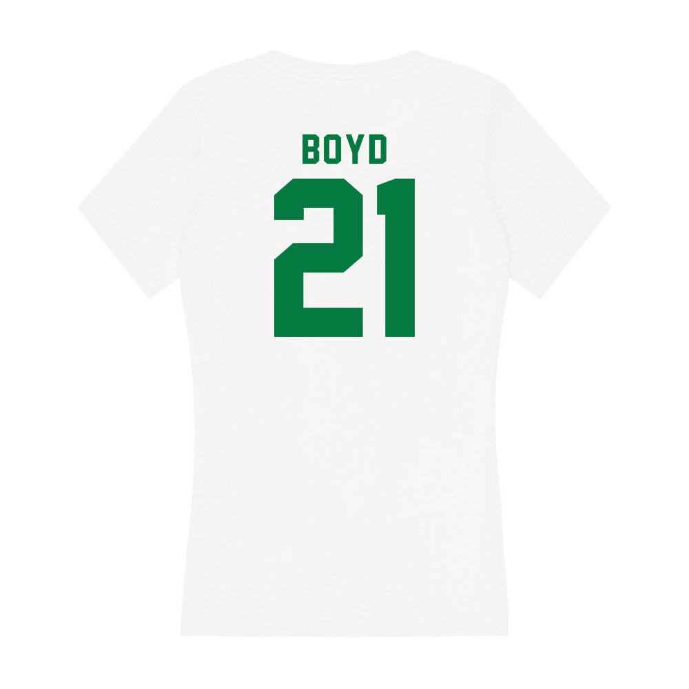 OKBU - NCAA Football : Caden Boyd - Women's V-Neck T-Shirt-1