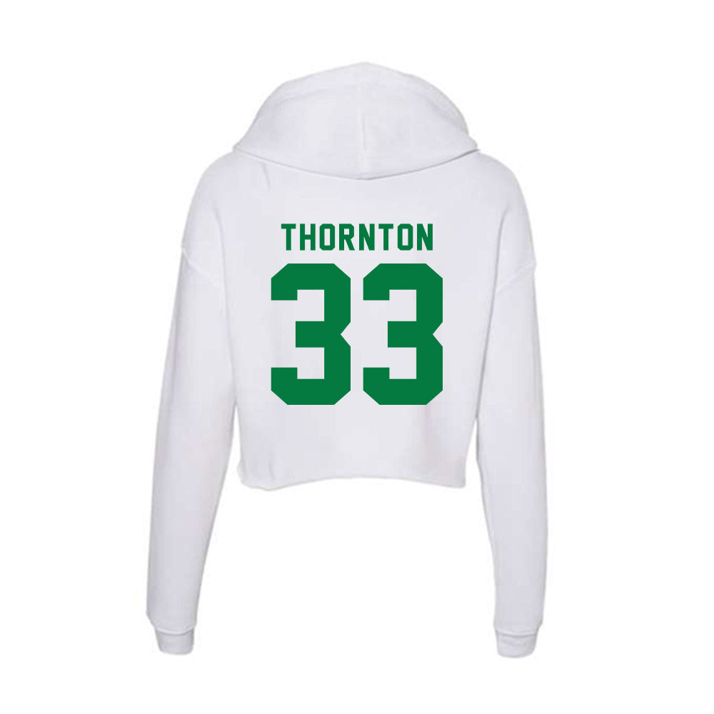 OKBU - NCAA Football : Haydn Thornton - Women's Crop Fleece Hoodie-1