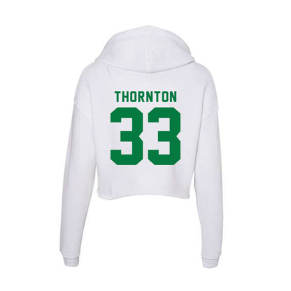 OKBU - NCAA Football : Haydn Thornton - Women's Crop Fleece Hoodie-1