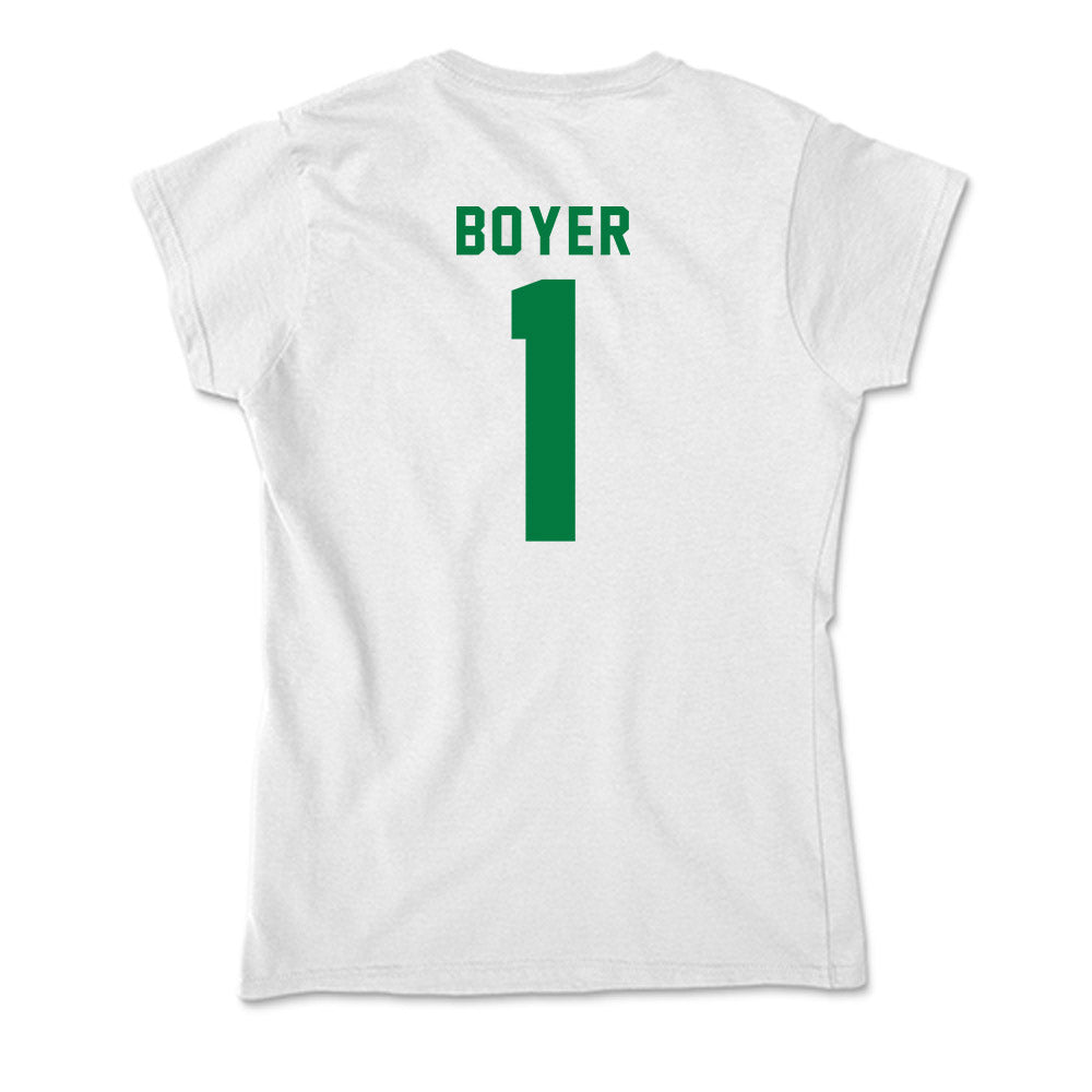 OKBU - NCAA Women's Volleyball : Emily Boyer - Soft Style Women’s T-Shirt-1