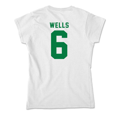 OKBU - NCAA Softball : Greenlee Wells - Soft Style Women’s T-Shirt-1