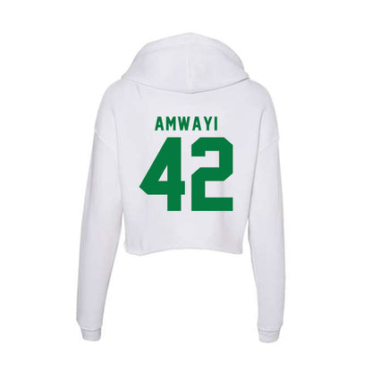 OKBU - NCAA Football : Bradley Amwayi - Women's Crop Fleece Hoodie-1