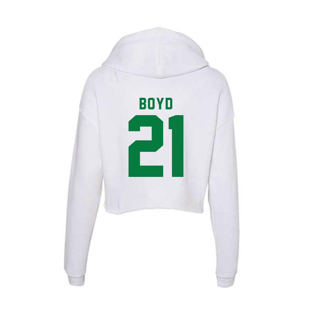 OKBU - NCAA Football : Caden Boyd - Women's Crop Fleece Hoodie-1