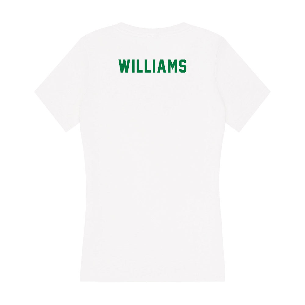 OKBU - NCAA Men's Track & Field : James Williams - Women's V-Neck T-Shirt-1