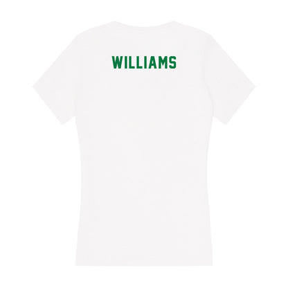 OKBU - NCAA Men's Track & Field : James Williams - Women's V-Neck T-Shirt-1