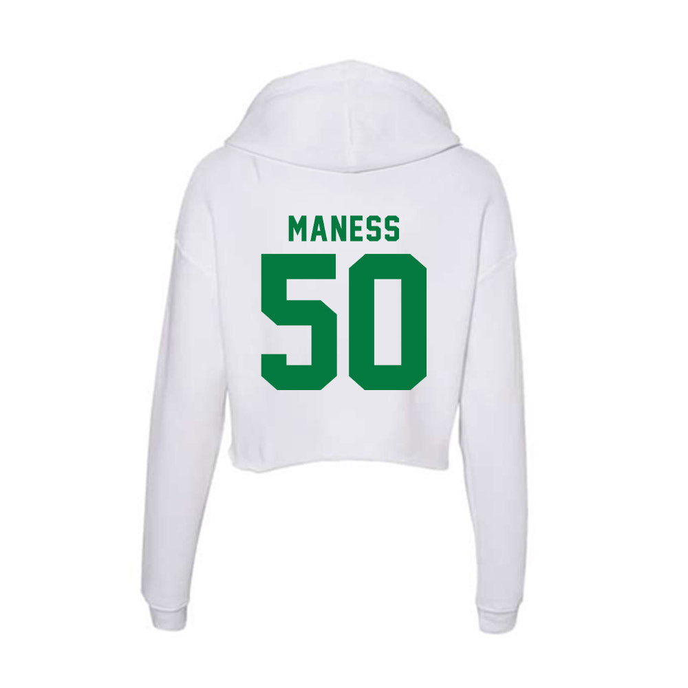 OKBU - NCAA Football : Carter Maness - Women's Crop Fleece Hoodie-1