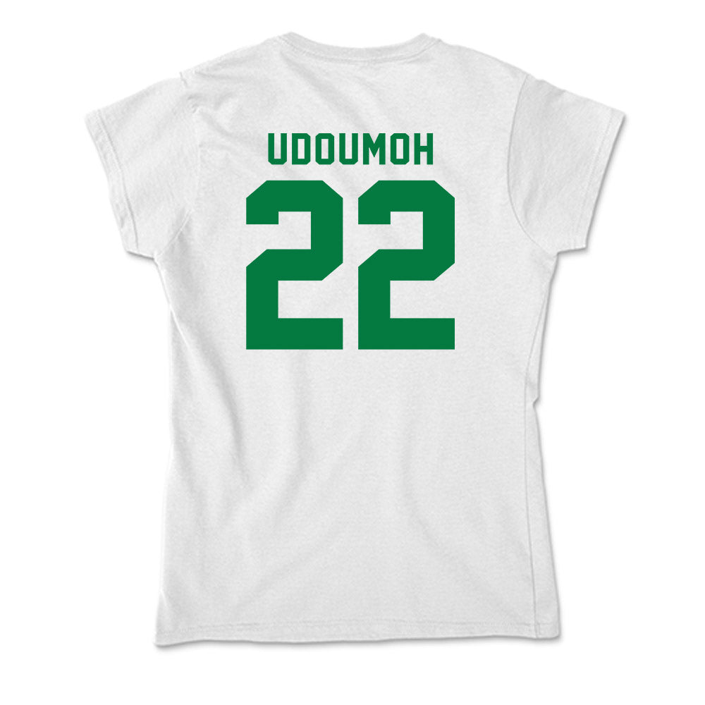 OKBU - NCAA Men's Basketball : Joshua Udoumoh - Soft Style Women’s T-Shirt-1