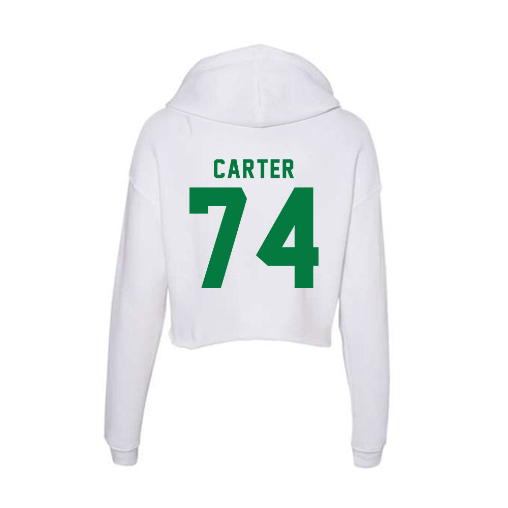 OKBU - NCAA Football : Ethan Carter - Women's Crop Fleece Hoodie-1