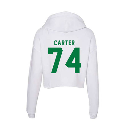 OKBU - NCAA Football : Ethan Carter - Women's Crop Fleece Hoodie-1