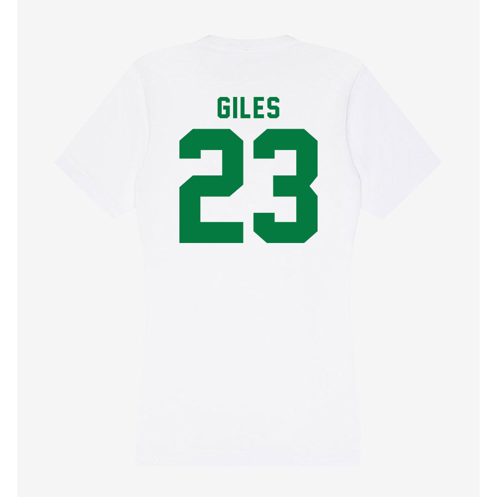 OKBU - NCAA Football : Caleb Giles - Women's V-Neck T-Shirt-1