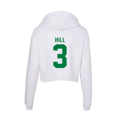 OKBU - NCAA Baseball : Isaac Hill - Women's Crop Fleece Hoodie-1