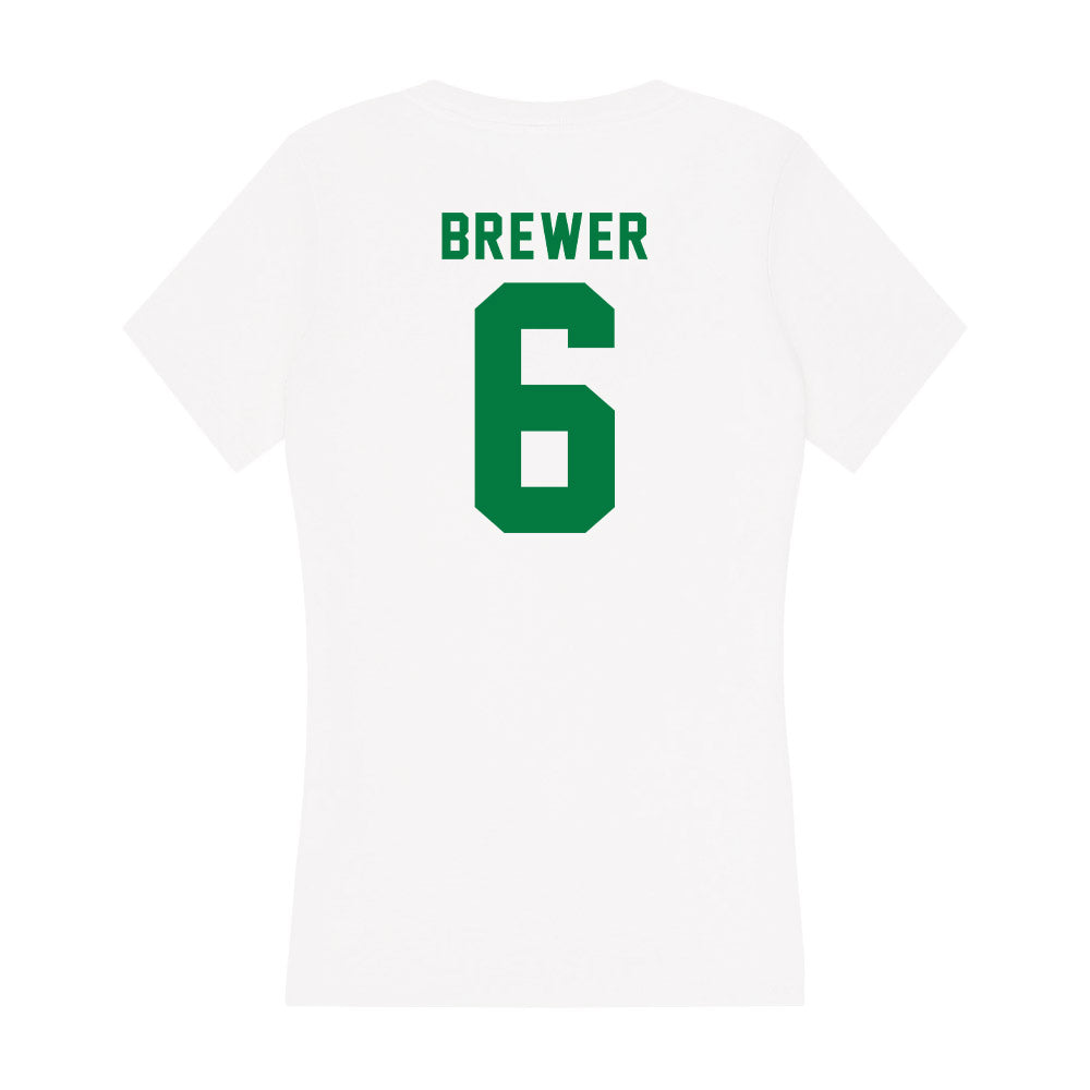 OKBU - NCAA Baseball : Jordan Brewer - Women's V-Neck T-Shirt-1