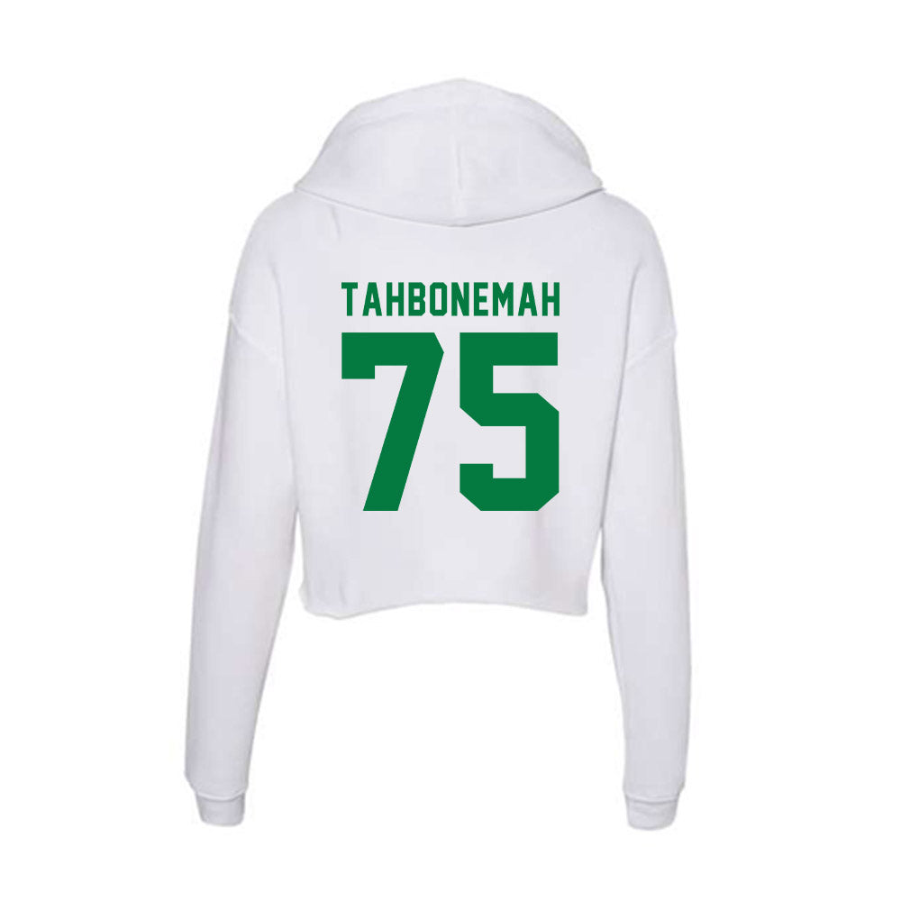 OKBU - NCAA Football : Caden Tahbonemah - Women's Crop Fleece Hoodie-1