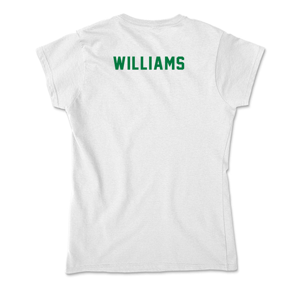 OKBU - NCAA Men's Track & Field : James Williams - Soft Style Women’s T-Shirt-1