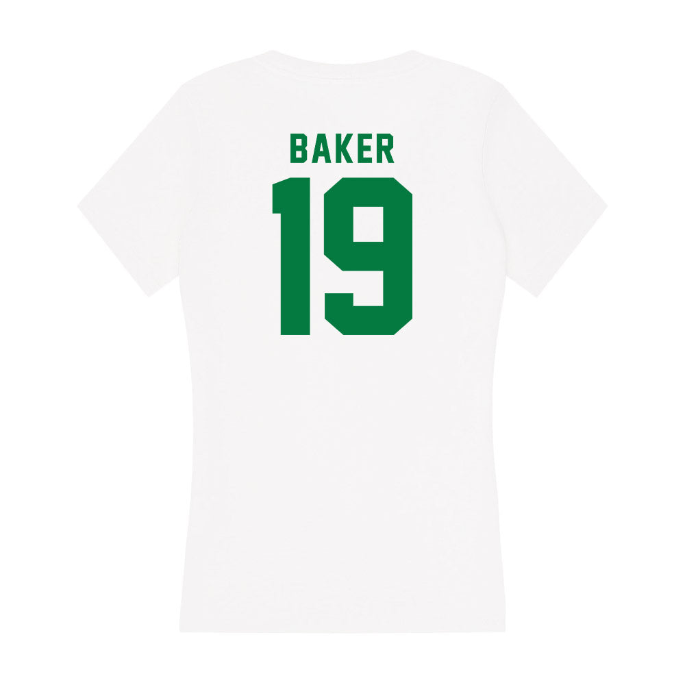 OKBU - NCAA Football : Scooter Baker - Women's V-Neck T-Shirt-1