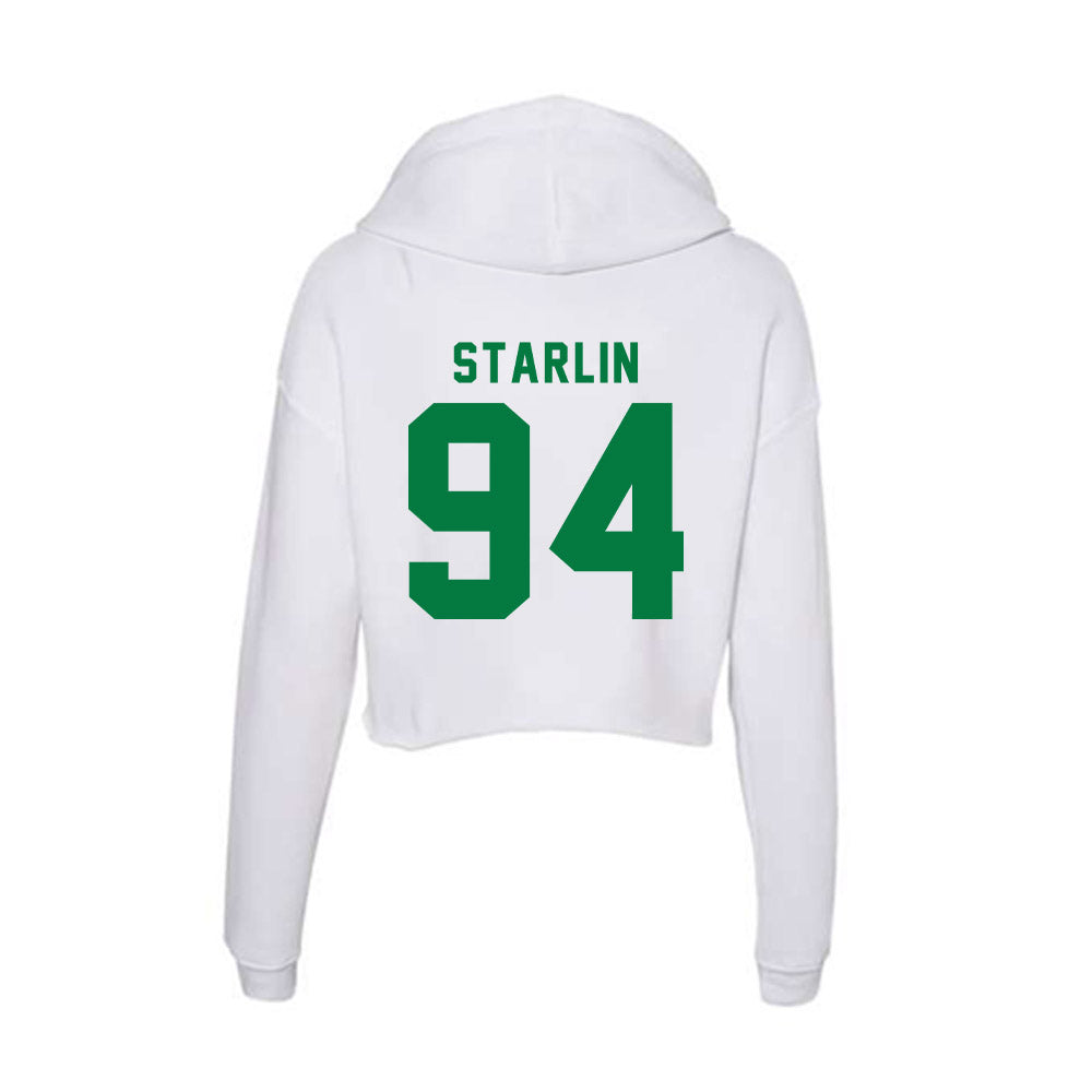 OKBU - NCAA Football : Bryce Starlin - Women's Crop Fleece Hoodie-1