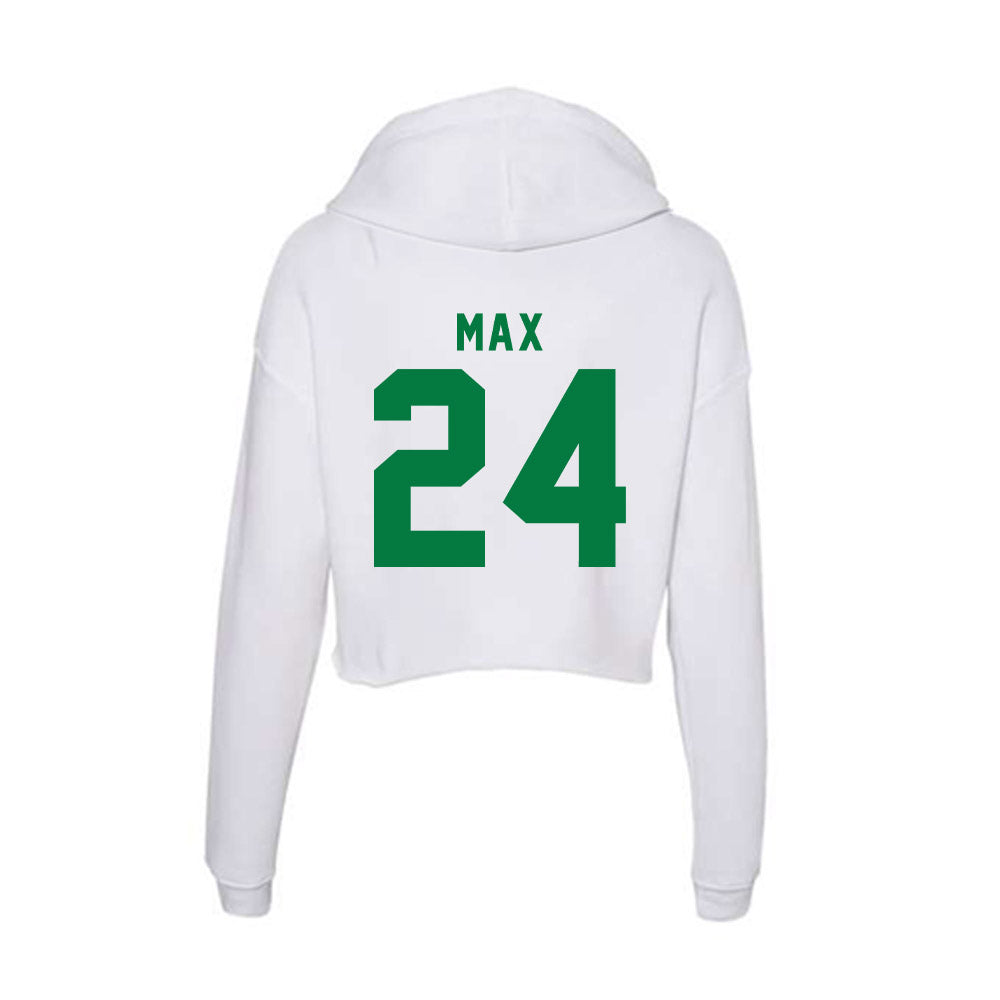 OKBU - NCAA Softball : Morgan Max - Women's Crop Fleece Hoodie-1