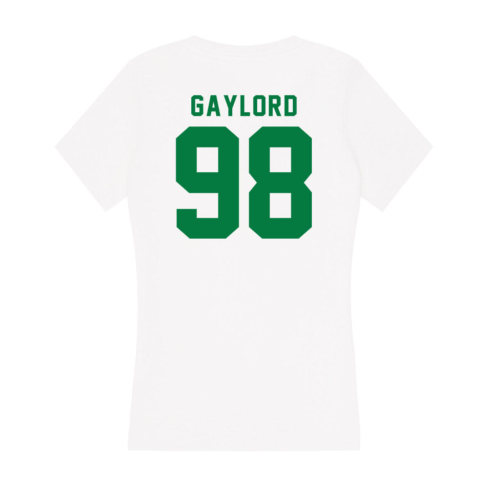 OKBU - NCAA Football : Peyton Gaylord - Women's V-Neck T-Shirt-1