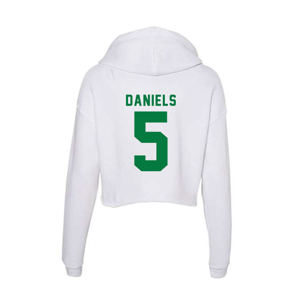 OKBU - NCAA Baseball : Jarrmez Daniels - Women's Crop Fleece Hoodie-1