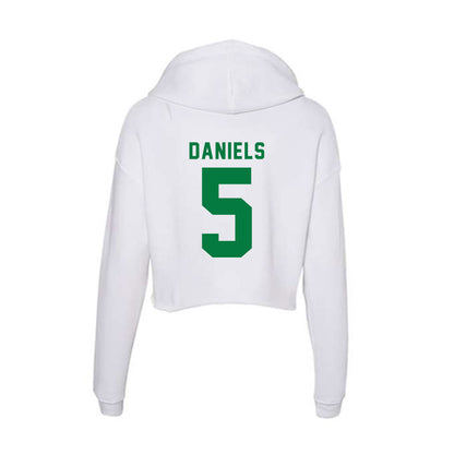 OKBU - NCAA Baseball : Jarrmez Daniels - Women's Crop Fleece Hoodie-1