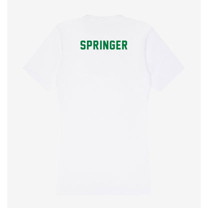 OKBU - NCAA Men's Track & Field : Derian Springer - Women's V-Neck T-Shirt-1