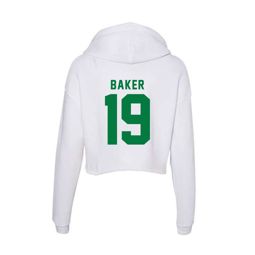 OKBU - NCAA Football : Scooter Baker - Women's Crop Fleece Hoodie-1