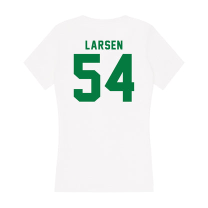 OKBU - NCAA Football : Christian Larsen - Women's V-Neck T-Shirt-1