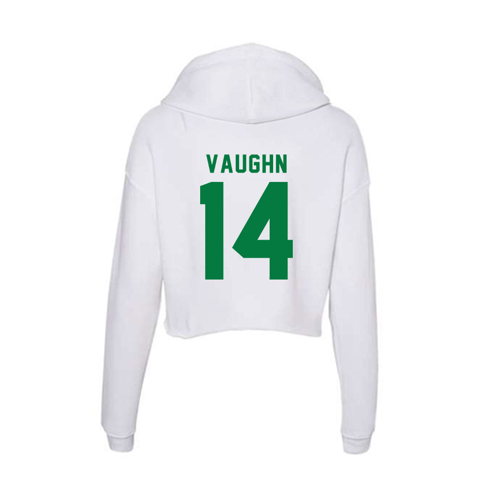 OKBU - NCAA Football : Garrett Vaughn - Women's Crop Fleece Hoodie-1