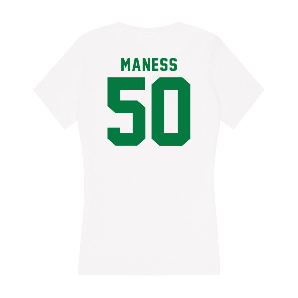 OKBU - NCAA Football : Carter Maness - Women's V-Neck T-Shirt-1