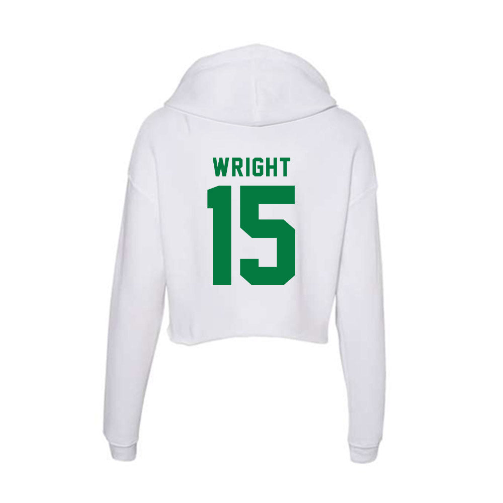 OKBU - NCAA Women's Basketball : Faith Wright - Women's Crop Fleece Hoodie-1