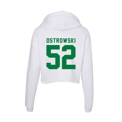 OKBU - NCAA Football : Jacob Ostrowski - Women's Crop Fleece Hoodie-1