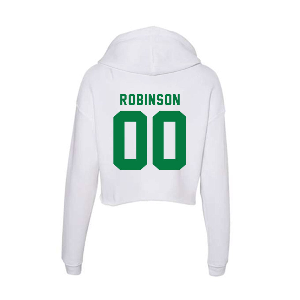 OKBU - NCAA Football : Beckham Robinson - Women's Crop Fleece Hoodie-1