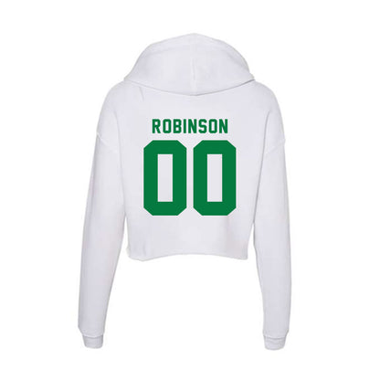 OKBU - NCAA Football : Beckham Robinson - Women's Crop Fleece Hoodie-1
