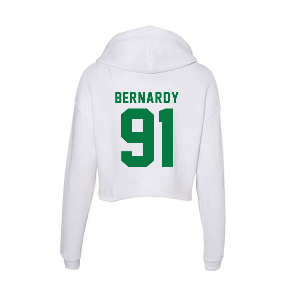 OKBU - NCAA Football : Dylan Bernardy - Women's Crop Fleece Hoodie-1