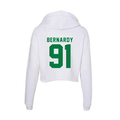 OKBU - NCAA Football : Dylan Bernardy - Women's Crop Fleece Hoodie-1