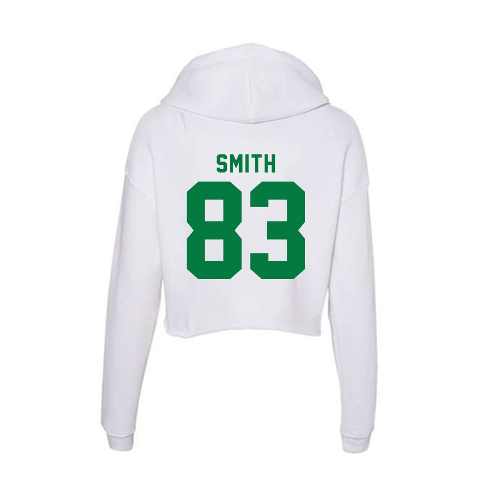 OKBU - NCAA Football : TJ Smith - Women's Crop Fleece Hoodie-1