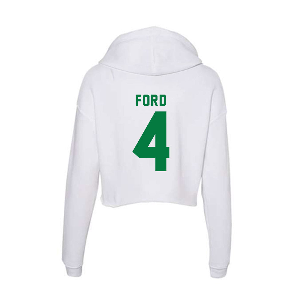 OKBU - NCAA Softball : Reagan Ford - Women's Crop Fleece Hoodie-1