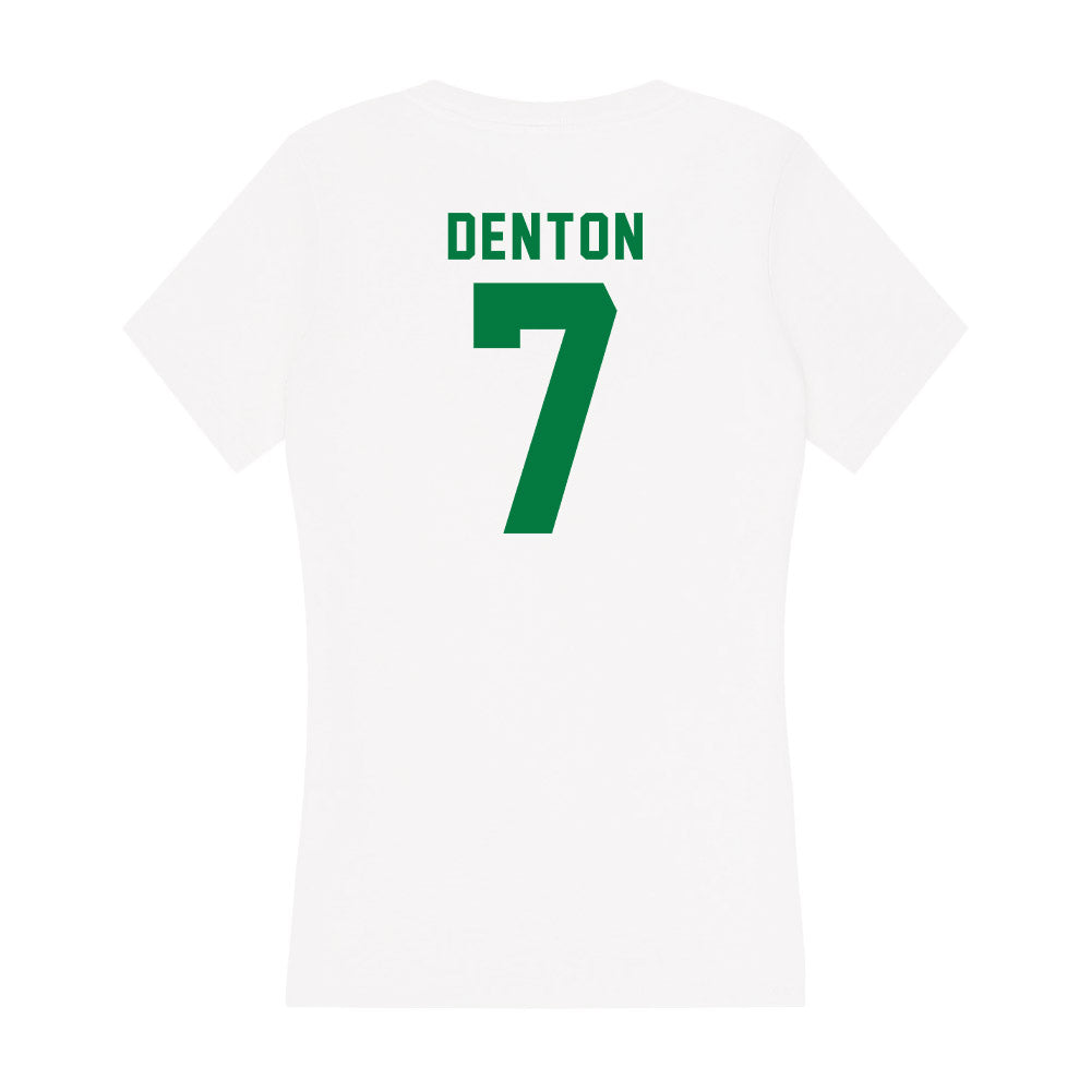 OKBU - NCAA Football : Drew Denton - Women's V-Neck T-Shirt-1