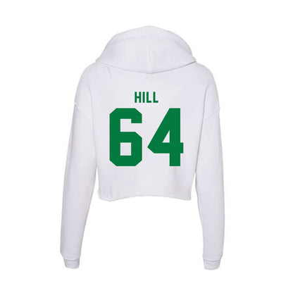 OKBU - NCAA Football : Graham Hill - Women's Crop Fleece Hoodie-1