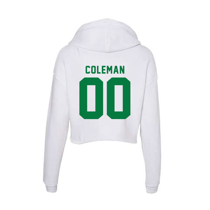 OKBU - NCAA Football : Anthony Coleman - Women's Crop Fleece Hoodie-1