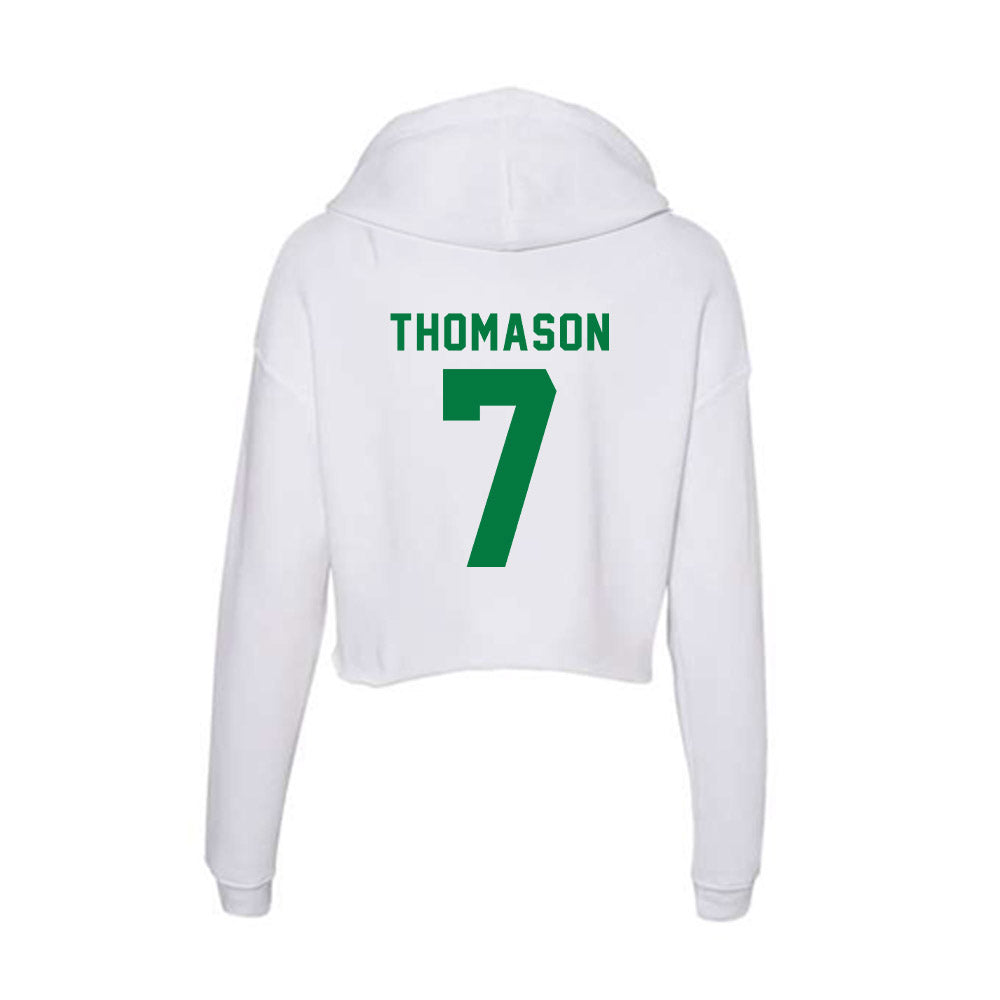 OKBU - NCAA Football : Jason Thomason - Women's Crop Fleece Hoodie-1